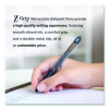 Z-Grip Ballpoint Pen, Retractable, Medium 1 Mm, Black Ink, Clear/Black Barrel, 18/Pack