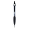 Z-Grip Max Ballpoint Pen, Retractable, Medium 1 Mm, Black Ink, Silver/Black Barrel, 12/Pack