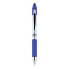 Z-Grip Max Ballpoint Pen, Retractable, Medium 1 Mm, Blue Ink, Silver/Blue Barrel, 12/Pack