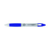 Z-Grip Max Ballpoint Pen, Retractable, Medium 1 Mm, Blue Ink, Silver/Blue Barrel, 12/Pack