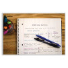 Z-Grip Ballpoint Pen, Retractable, Medium 0.7 Mm, Black Ink, Clear/Black Barrel, 12/Pack
