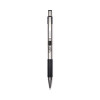 F-301 Ballpoint Pen, Retractable, Bold 1.6 Mm, Black Ink, Stainless Steel/Black Barrel, 12/Pack