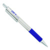 F-402 Ballpoint Pen, Retractable, Fine 0.7 Mm, Blue Ink, Stainless Steel/Blue Barrel