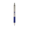 F-402 Ballpoint Pen, Retractable, Fine 0.7 Mm, Blue Ink, Stainless Steel/Blue Barrel, 2/Pack