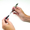 G-301 Gel Pen, Retractable, Medium 0.7 Mm, Black Ink, Stainless Steel/Black Barrel