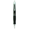 Sarasa Dry X10 Gel Pen, Retractable, Medium 0.7 Mm, Black Ink, Black/Silver Barrel, 12/Pack