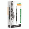 Sarasa Dry X10 Gel Pen, Retractable, Medium 0.7 Mm, Black Ink, Black/Silver Barrel, 12/Pack