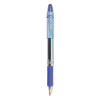 Jimnie Gel Pen, Stick, Medium 0.7 Mm, Blue Ink, Clear/Blue Barrel, 12/Pack