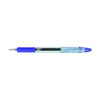 Jimnie Gel Pen, Stick, Medium 0.7 Mm, Blue Ink, Clear/Blue Barrel, 12/Pack