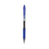 Sarasa Dry Gel X20 Gel Pen, Retractable, Bold 1 Mm, Blue Ink, Clear/Blue Barrel, 12/Pack