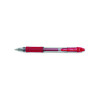 Sarasa Dry Gel X20 Gel Pen, Retractable, Bold 1 Mm, Red Ink, Clear/Red Barrel, Dozen