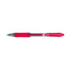 Sarasa Dry Gel X20 Gel Pen, Retractable, Fine 0.5 Mm, Red Ink, Clear/Red Barrel, 12/Pack