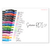Sarasa Dry Gel X20 Gel Pen, Retractable, Medium 0.7 Mm, Assorted Ink And Barrel Colors, 14/Pack
