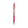 Sarasa Dry Gel X20 Gel Pen, Retractable, Medium 0.7 Mm, Red Ink, Clear/Red Barrel, 12/Pack