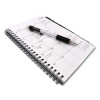 Z-Grip Mechanical Pencil, 0.5 Mm, Hb (#2), Black Lead, Clear/Black Barrel, Dozen