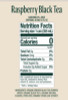 Zero Sugar Naturally Sweetened Black Tea, Raspberry Black Tea, 12 Oz Can, 12/Carton