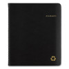 Recycled Weekly Vertical-Column Format Appointment Book, 8.75 x 7, Black Cover, 12-Month (Jan To Dec): 2026