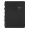 Contemporary Lite Weekly/Monthly Planner, 11 x 8.25, Black Simulated Leather Cover, 12-Month (Jan To Dec): 2026