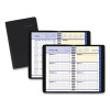 Quicknotes Weekly Block Format Appointment Book, 8.5 x 5.5, Black Cover, 12-Month (Jan To Dec): 2026