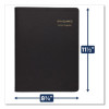Visitor Register Book, Black Cover, 10.88 X 8.38 Sheets, 60 Sheets/Book