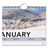 Landscape Monthly Wall Calendar, Landscapes Photography, 12 x 12, White/Multicolor Sheets, 12-Month (Jan To Dec): 2026