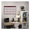 Reversible Horizontal Erasable Wall Planner, 48 x 32, Assorted Sheet Colors, 12-Month (Jan To Dec): 2026