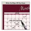Reversible Horizontal Erasable Wall Planner, 48 x 32, Assorted Sheet Colors, 12-Month (Jan To Dec): 2026