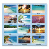 Tropical Escape Wall Calendar, Tropical Escape Photography, 15 x 12, Pale Blue/Multicolor Sheets, 12-Month (Jan To Dec): 2026