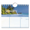 Tropical Escape Wall Calendar, Tropical Escape Photography, 15 x 12, Pale Blue/Multicolor Sheets, 12-Month (Jan To Dec): 2026