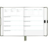 Foundation Undated Weekly/Monthly Planner, 8.5" x 6.75", Green Cover, 12-Month: Undated
