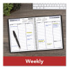 Dayminder Weekly Planner, Vertical-Column Format, 8.75 x 7, Black Cover, 12-Month (Jan To Dec): 2026