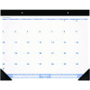 Desk Pad, 24 x 19, White Sheets, Black Binding, Black Corners, 12-Month (Jan To Dec): 2026
