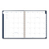 Signature Collection Firenze Navy Weekly/Monthly Planner, 11 x 8.5, Navy Cover, 13-Month: Jan 2026 To Jan 2027