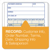 Multipart Sales Order Pad, 12 Lines, Two-Part Carbonless, 3.34 x 6.69, 50 Forms Total