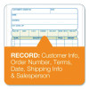 Multipart Sales Order Pad, Three-Part Carbonless, 4.19 x 6.69, 50 Forms/Pad, 10 Pads/Carton