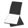 Pressboard Report Cover, Two-Piece Prong Fastener, 2" Capacity, 8.5 X 11, Black/Black