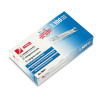 Premium Two-Prong Fastener Compressors, 2.75" Center To Center, Silver, 100/Box