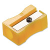 One-Hole Manual Pencil Sharpeners, 4 X 2 X 1, Assorted Colors, 24/Pack