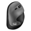 Imouse A20 Antimicrobial Vertical Wireless Mouse, 2.4 Ghz Frequency/33 Ft Wireless Range, Right Hand Use, Black/Granite