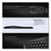 Wkb1500Gb Wireless Ergonomic Keyboard And Mouse, 2.4 Ghz Frequency/30 Ft Wireless Range, Black