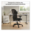 Alera Aeson Series Multifunction Task Chair, Supports Up To 275 Lb, 15" To 18.82" Seat Height, Black Seat/Back, Black Base
