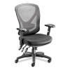 Alera Aeson Series Multifunction Task Chair, Supports Up To 275 Lb, 15" To 18.82" Seat Height, Black Seat/Back, Black Base