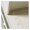 Assembled 42" High Heavy-Duty Welded Storage Cabinet, Two Adjustable Shelves, 36w X 18d, Putty