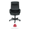 Alera Dalibor Series Manager Chair, Supports Up To 250 Lb, 17.5" To 21.3" Seat Height, Black Seat/Back, Black Base