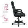 Alera Dalibor Series Manager Chair, Supports Up To 250 Lb, 17.5" To 21.3" Seat Height, Black Seat/Back, Black Base