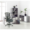 Alera Elusion Series Mesh High-Back Multifunction Chair, Supports Up To 275 Lb, 17.2" To 20.6" Seat Height, Black