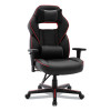 Racing Style Ergonomic Gaming Chair, Supports 275 Lb, 15.91" To 19.8" Seat Height, Black/Red Trim Seat/Back, Black/Red Base