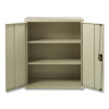 Economy Assembled Storage Cabinets, 3 Shelves, 36" x 18" x 42", Putty