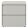 Lateral File, 2 Legal/Letter-Size File Drawers, Light Gray, 30" x 18.63" x 28"