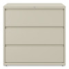 Lateral File, 3 Legal/Letter/A4/A5-Size File Drawers, Putty, 42" x 18.63" x 40.25"